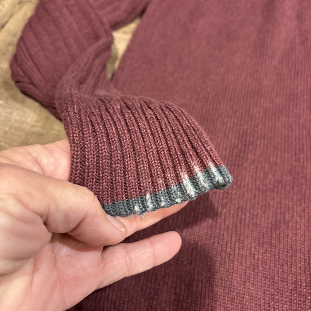 Columbia Men's Burgundy Pullover Sweater Size Medium - Picture 4 of 8
